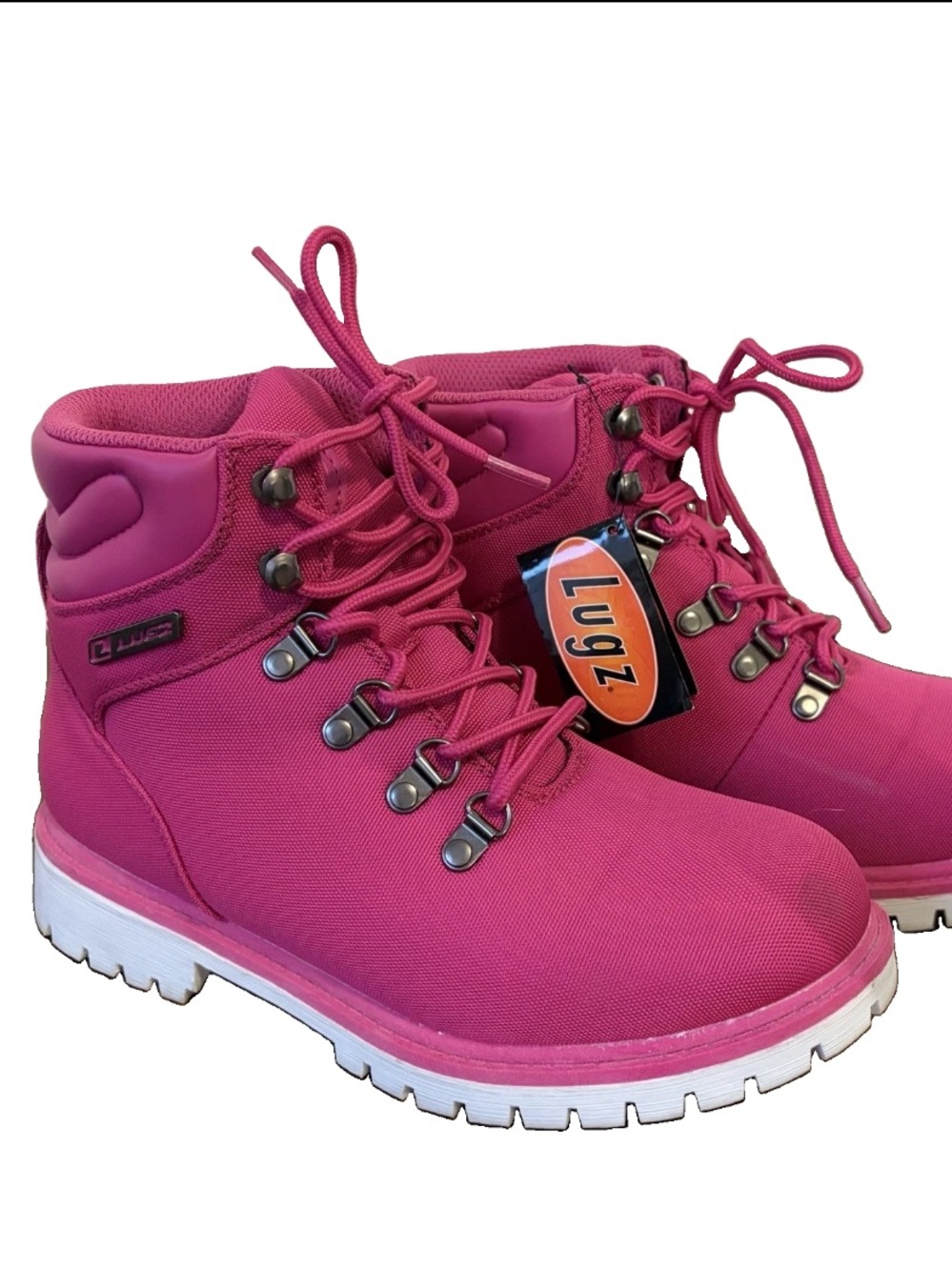 LUGZ NWT Grotto II Hot Pink Women’s Combat Boots SIZE 7.5